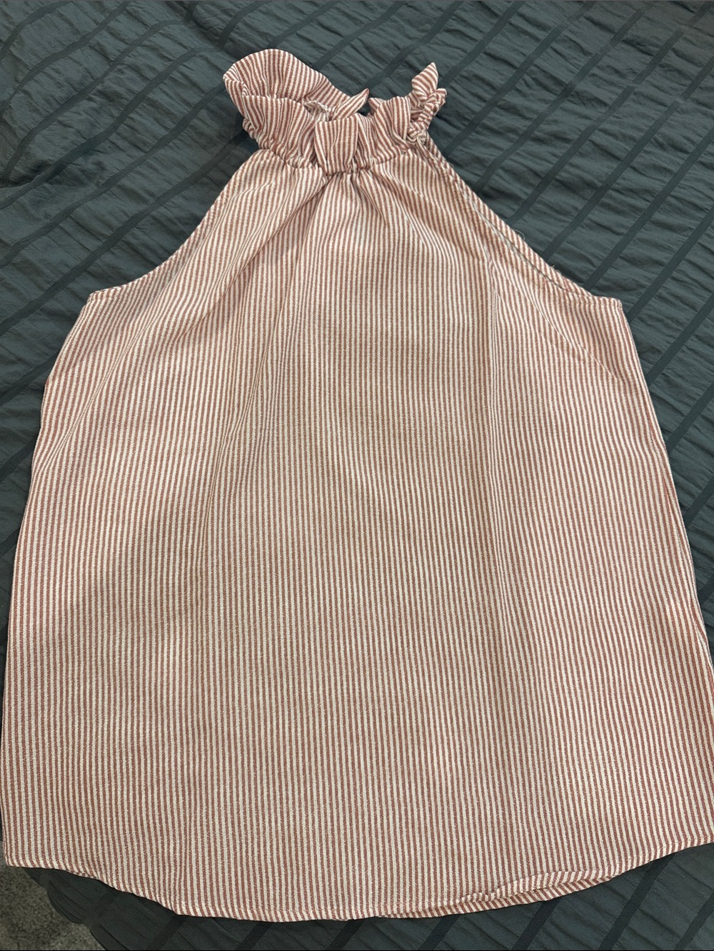 heyday Pink Ruffled Halter Ribbed Camisole - Picture 3 of 4